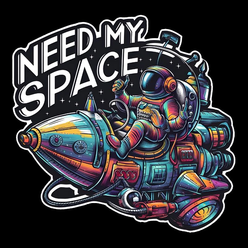 Need my place Spaceman with spaceship