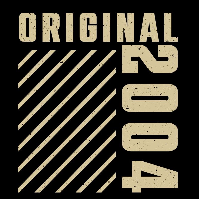 Original 2004 Authentic 2004 Vintage Bursdag