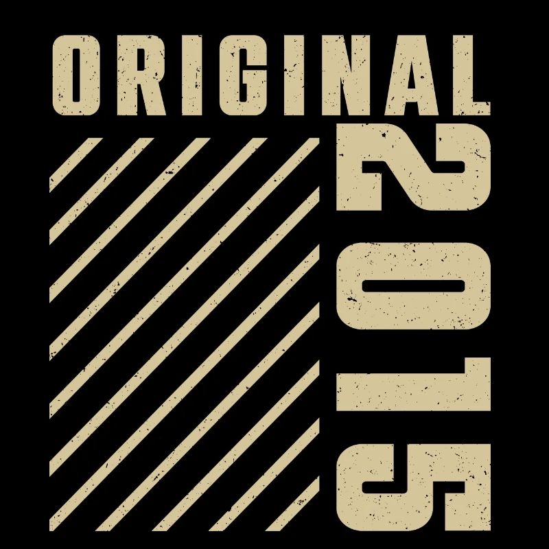 Original 2015 Authentic 2015 Vintage Bursdag