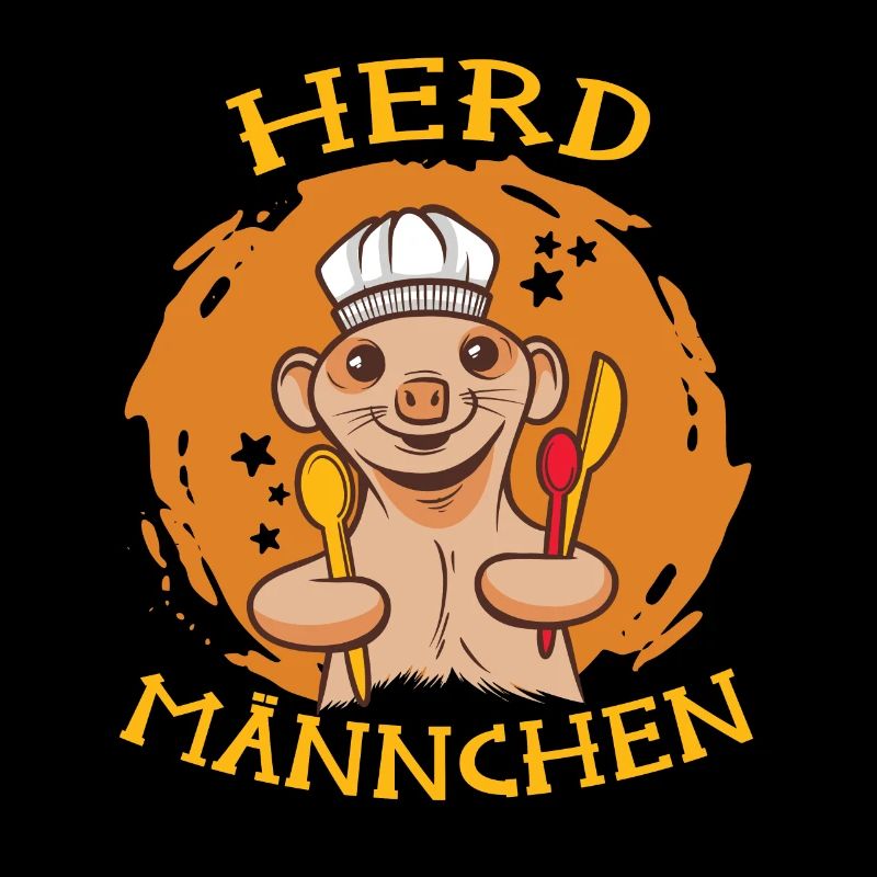 Herd Männchen das Erdmännchen