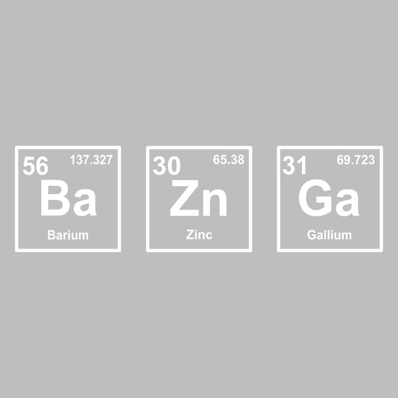 BA ZN GA Physicist Gift Big Bang