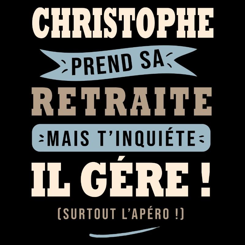 Christophe humour retraite cadeau retraité