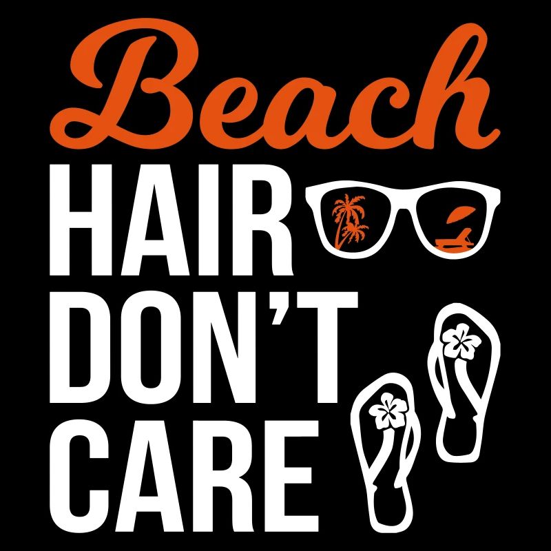 Les cheveux de plage ne se soucient pas