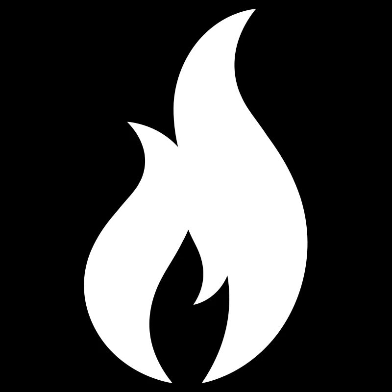 Flames icon vector for own designs