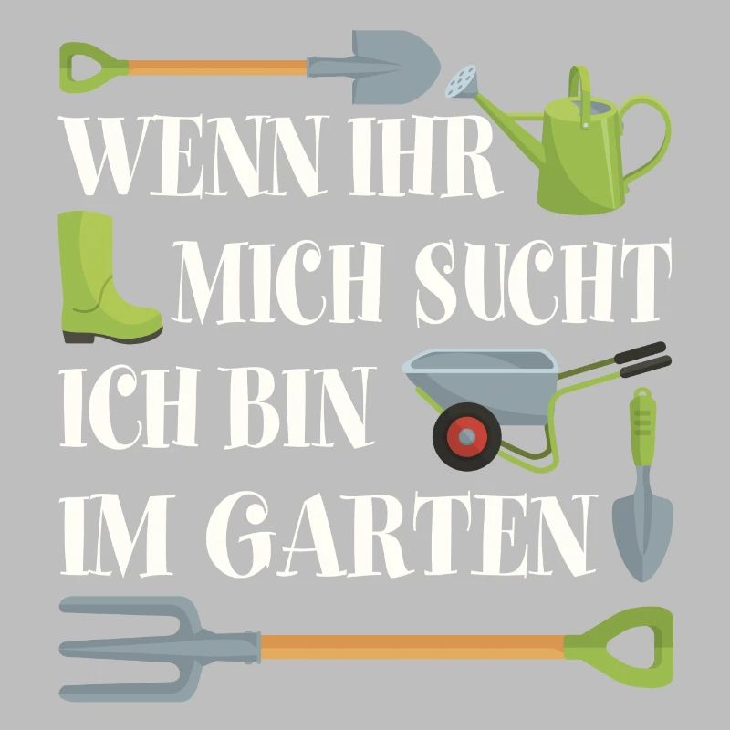 Ich bin im Garten Gartenarbeit Gartensaison