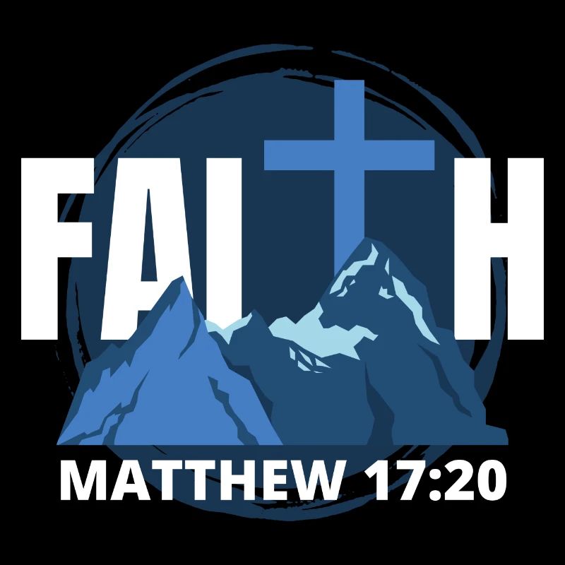 Faith - Christliche Geschenkidee Glaube Berge