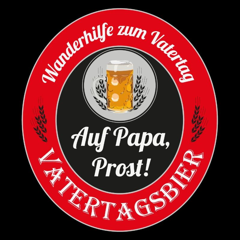 Vatertag Beer Label