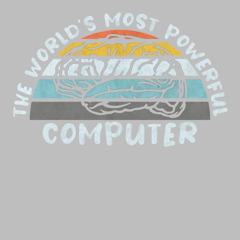 COMPUTER GEHIRN LINUX SUPERBRAIN GEEK VINTAGE TECH