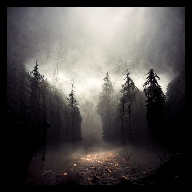 Dunkler Wald