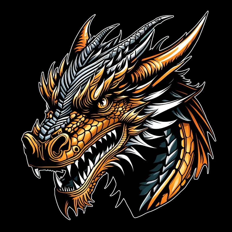 Portrait d'un dragon