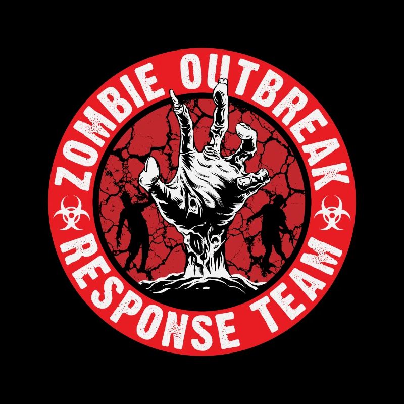 Zombie a éclaté Halloween Team