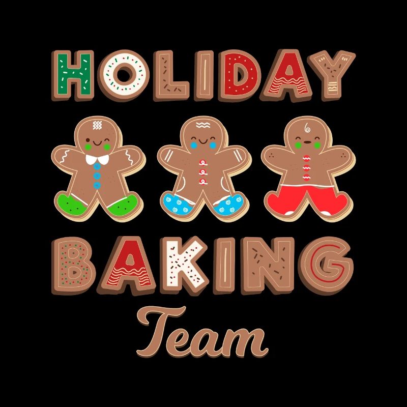 Holiday Baking Team Gingerbread Man