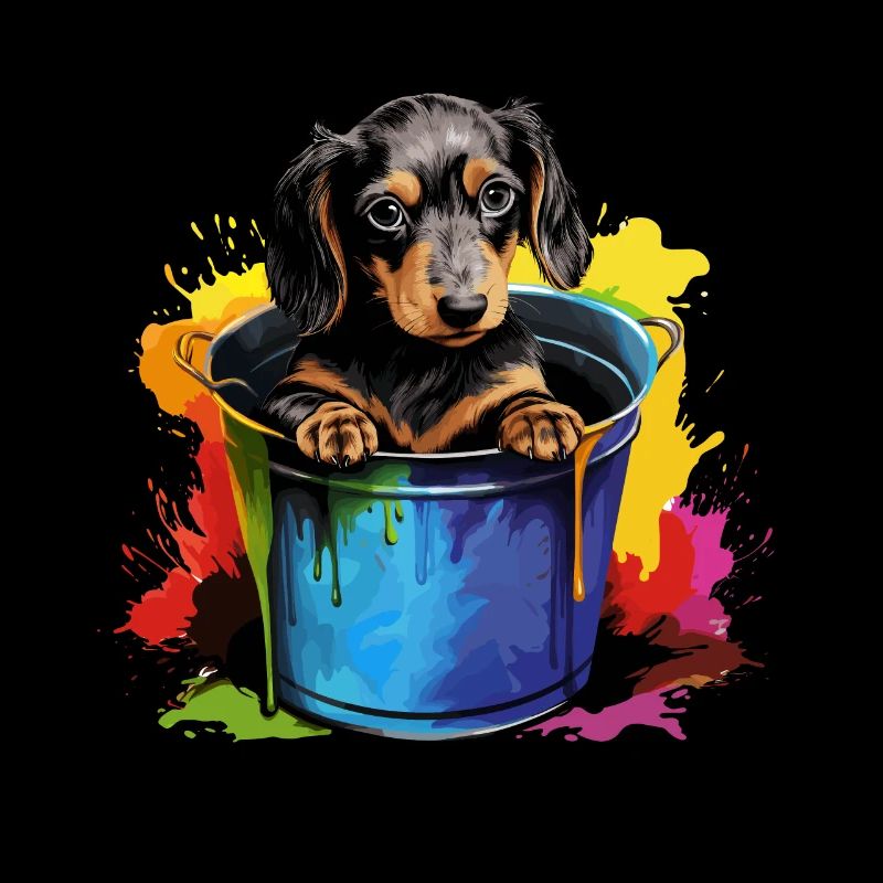 Dackel Hund für einen Hundebesitzer Dackel