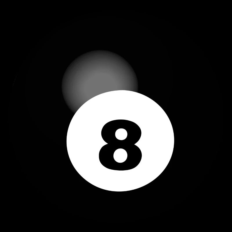 Schwarze 8 Billard