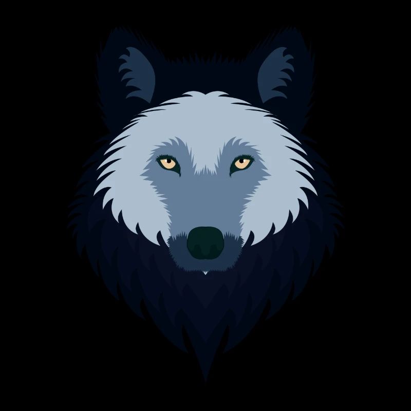 Weiblicher blauer Wolf