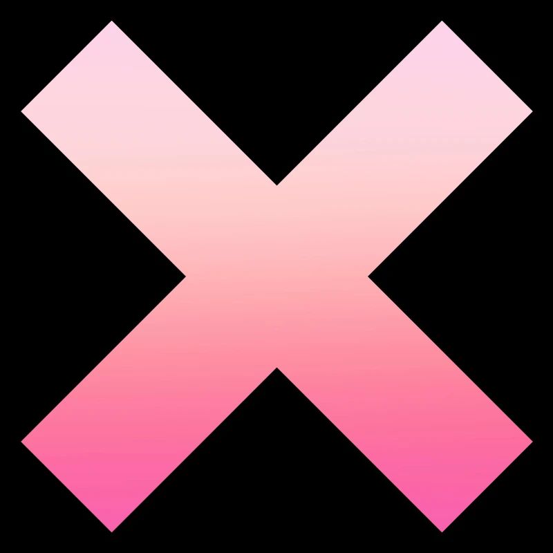 Simple Simple Rose X / Cross Design / Symbole