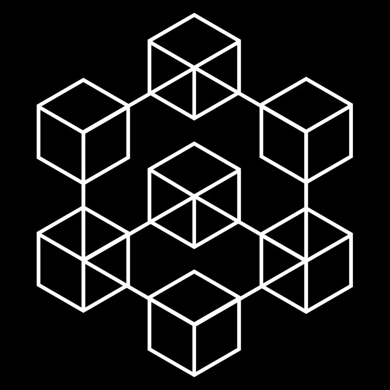 Blockchain Kette - Bitcoin - Krypto - Crypto