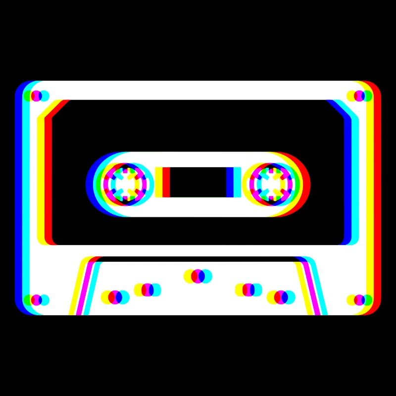 Cassette Glitch – Bande Rétro