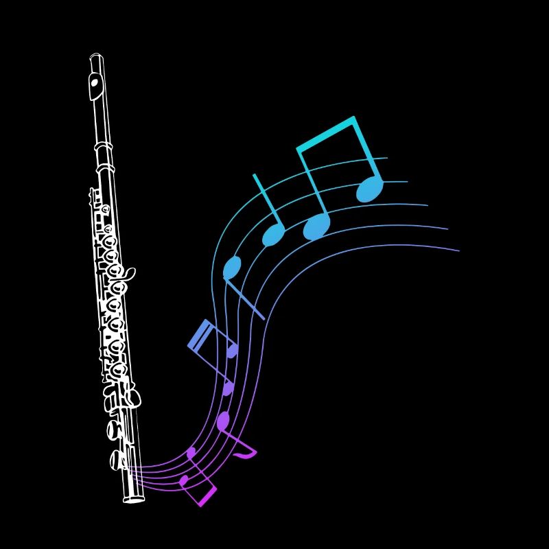 Querflöte Geschenk Musik Noten