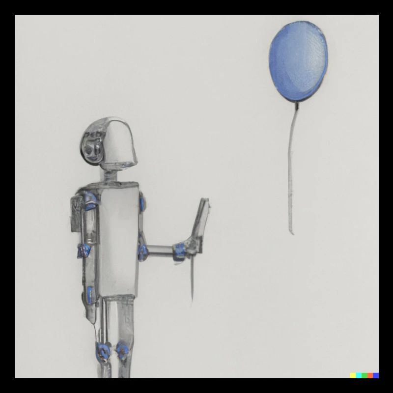 Roboter Luftballon