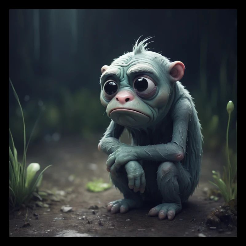 Sad creature