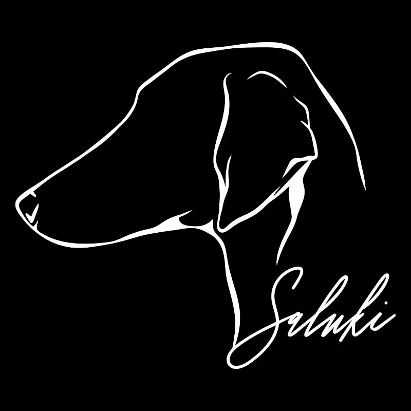 SALUKI Smooth Profil Hunde Hund Wilsigns