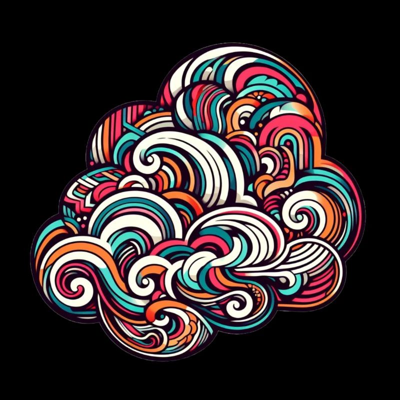 Psychedelic cloud