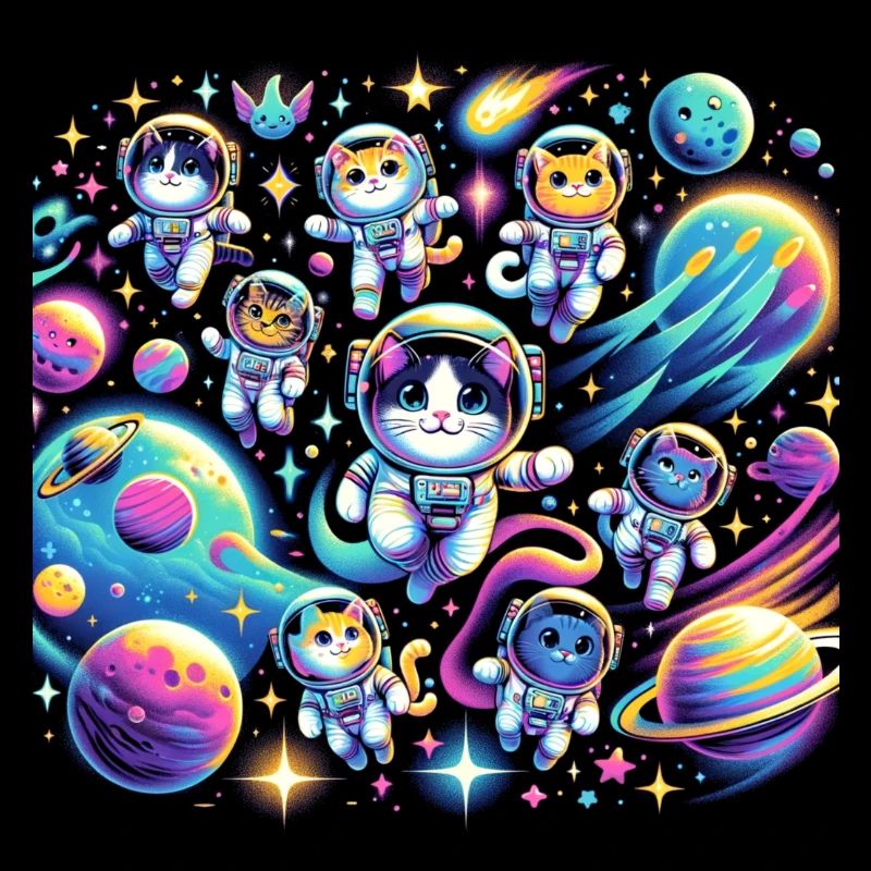 Kosmische Kätzchen-Expedition