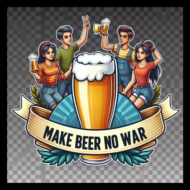 make Beer No War Logo