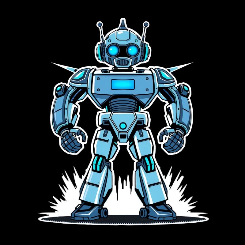 Cyber-Roboter – High-Tech Power
