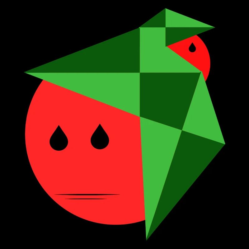 Lustiger Wassermelonenmann