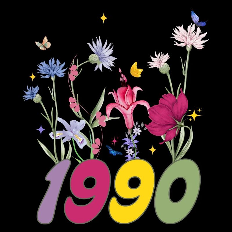 Année de naissance 1990 fleurs sauvages