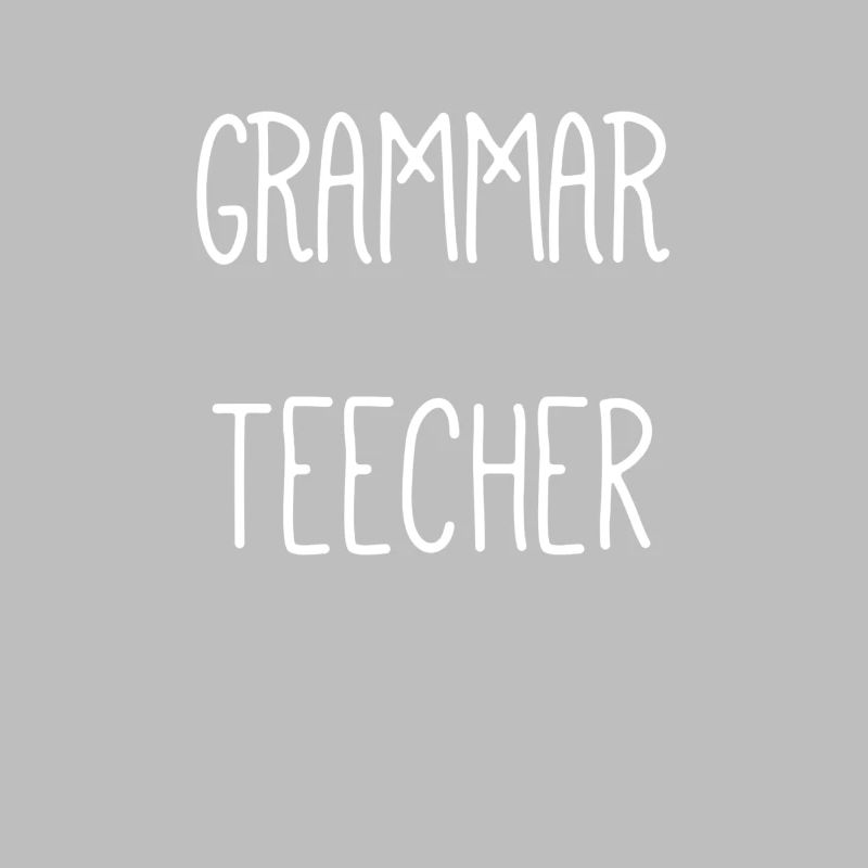 Professeur de grammaire autodérisoire