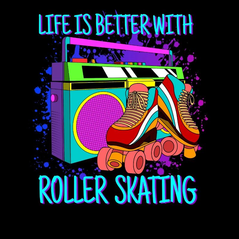 Roller Skates Gift Retro Roller Skate Girl