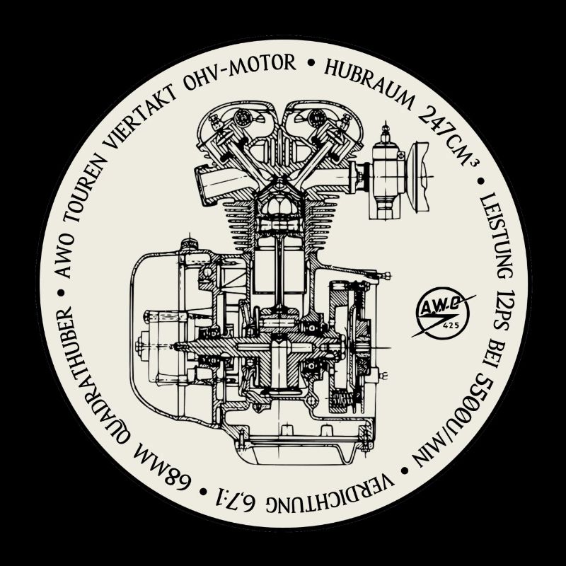 AWO Tour engine light gray