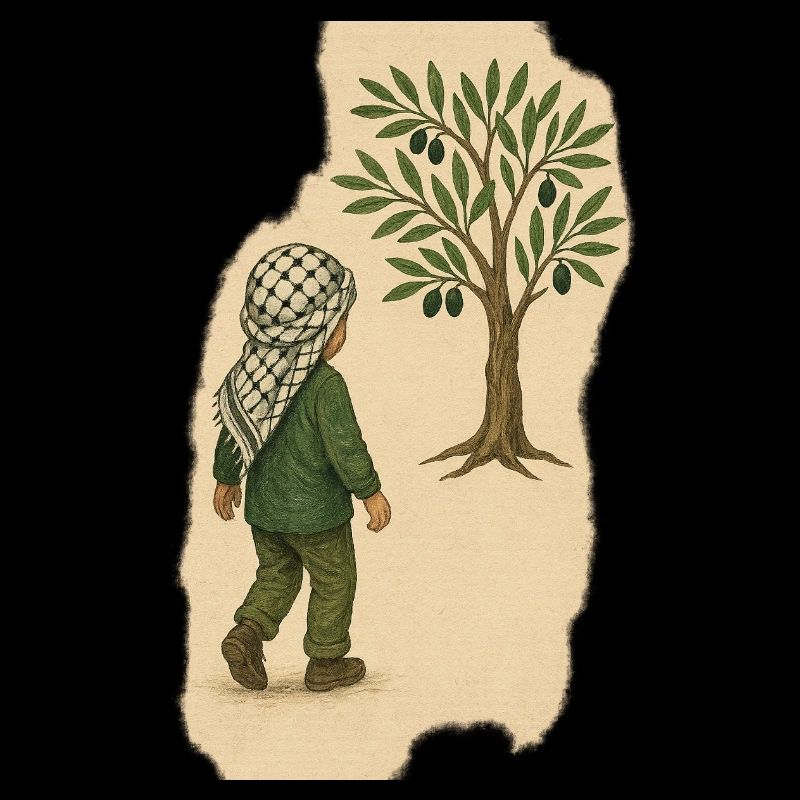 Kind mit der Keffiyeh – Erbe der Erde