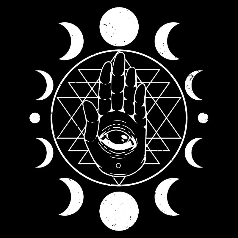 Occult Aesthetic Clothes Soft Gothic Mondphasen