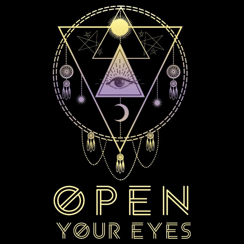Open Your Eyes All-Seeing Eye Boho Gift