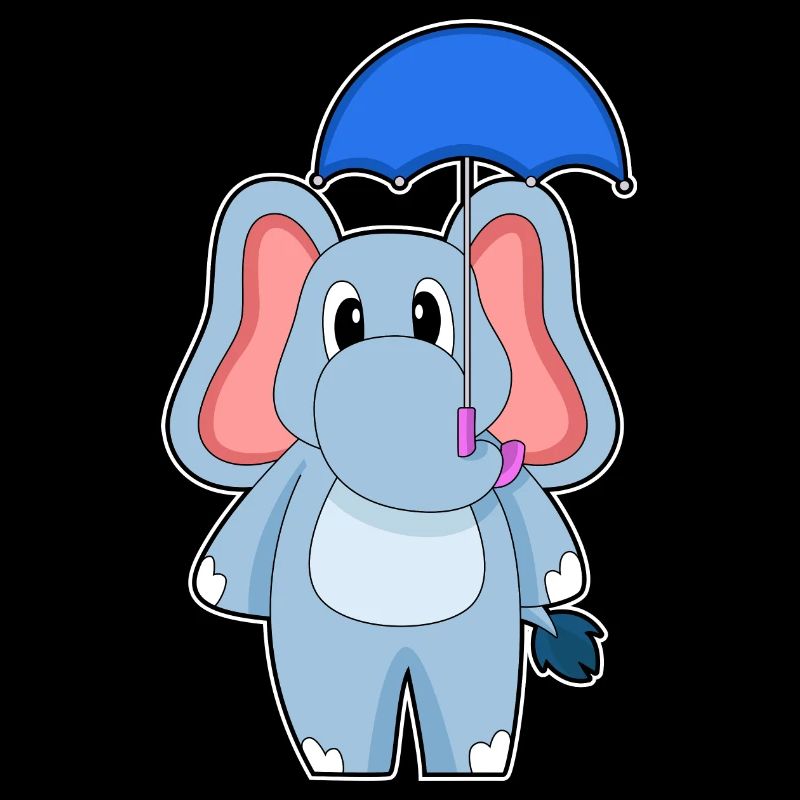 Elefant Regen Regenschirm
