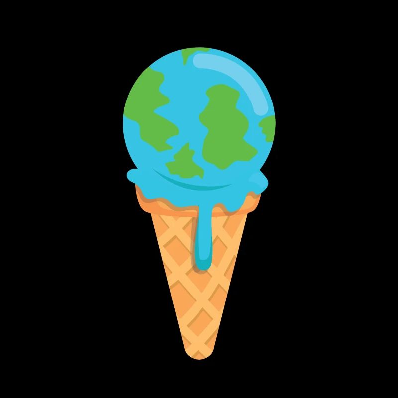 Eis Erde schmelzen