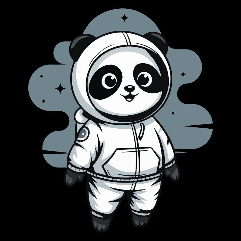 Panda Astronaut for Kids