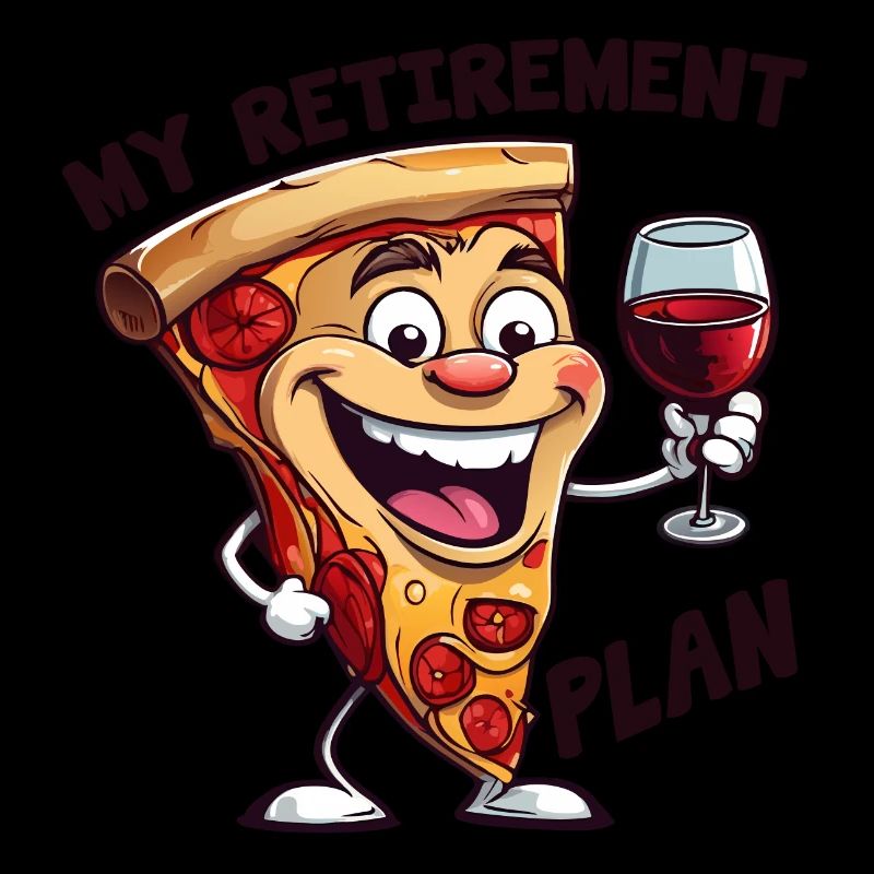 Pizza Retirement Plan fun pizza slice