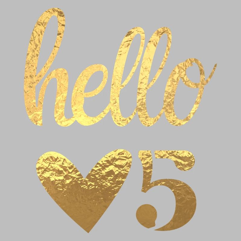 Hello 5 doré