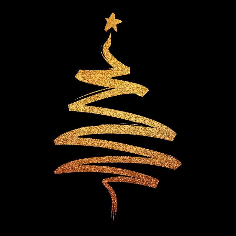 Weihnachtsbaum - Gold Geschenk Geschenkidee