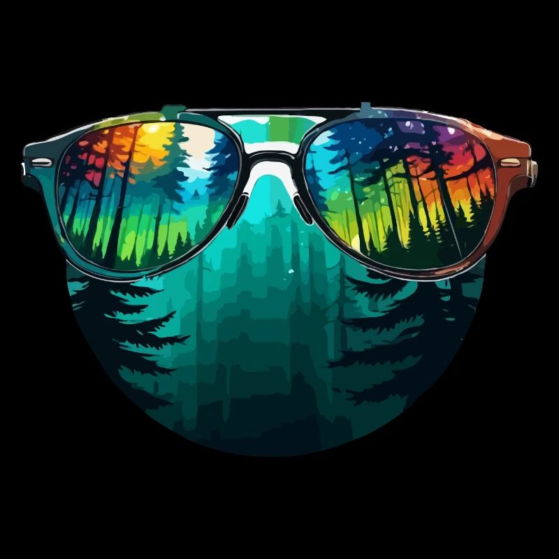 Lunettes de soleil / Reflection / Forest / Reflection