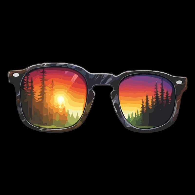 Lunettes de soleil / Reflection / Forêt / Reflection