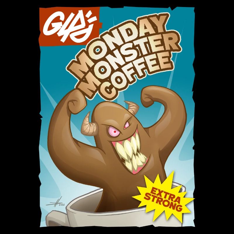 GLAD mondayMonsterCoffee