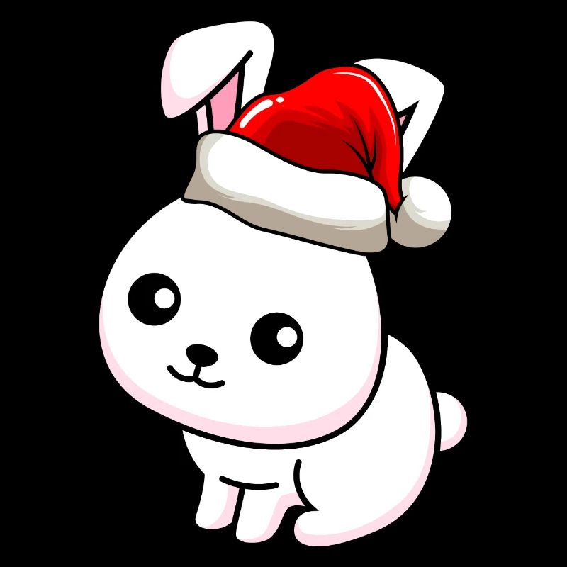 Hase Comic Weihnachten