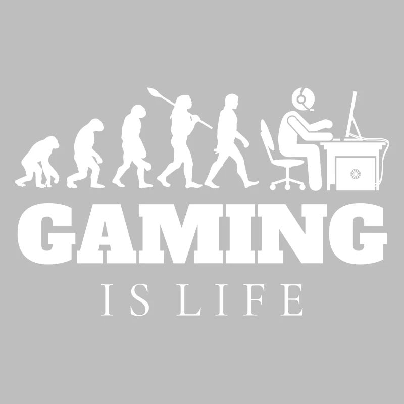 Gaming Gamer Evolution Geschenk