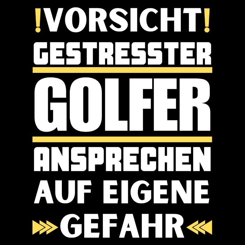 Don't talk to stressed golfers!